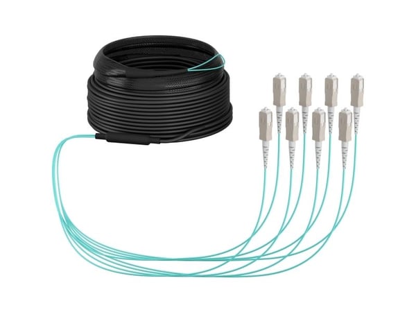 EFB Elektronik O8321S40OM3, 40 m, U-DQ(ZN) BH, OM3, 8x SC, 8x SC