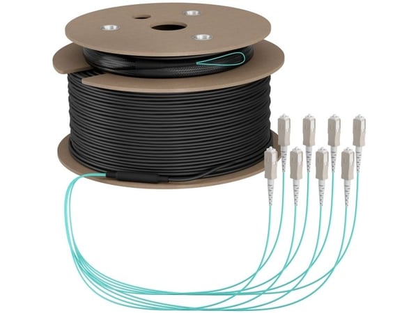EFB Elektronik Trunkkabel U-DQ ZN BH OM3 8G 1x8 SC-SC 80m Dca LSZH - Kabel - 80 m (O8321S80OM3)