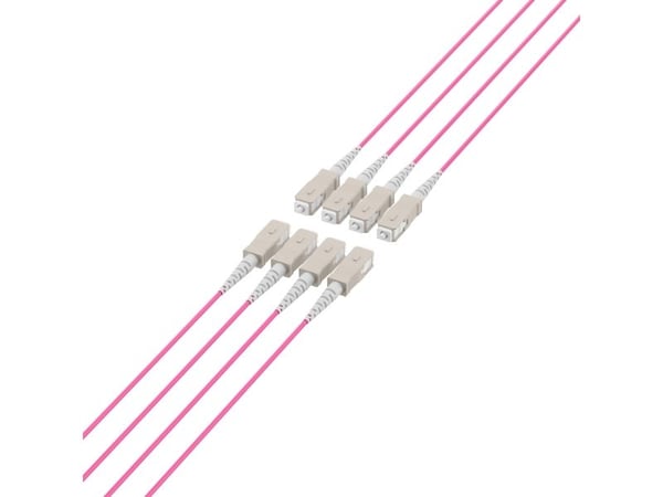 EFB Elektronik O8321S40OM4, 40 m, U-DQ(ZN) BH, OM4, 8x SC, 8x SC