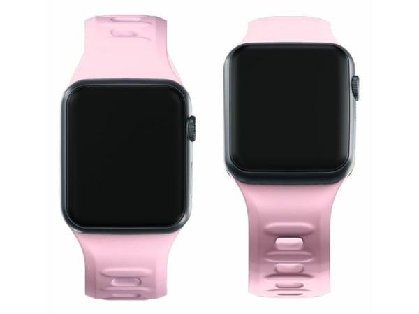 3MK 5903108565677, Urrem, Apple, Watch series 1/2/3/4/5/6/7/8/9/SE/Ultra, Silikone, Rustfritt stål, 38/40/41 mm, Kasse
