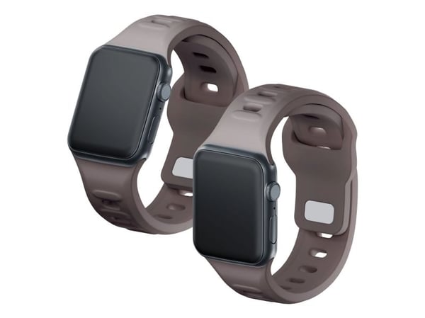 3MK 5903108565691, Klokkereim, Apple, Watch series 1/2/3/4/5/6/7/8/9/SE/Ultra, Silikon, Rustfritt stål, 38/40/41 mm, Boks