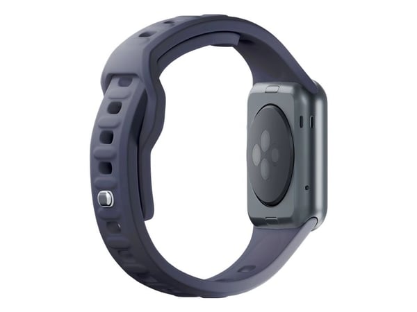 3MK 5903108565769, Klokkerem, Apple, Watch series 1/2/3/4/5/6/7/8/9/SE/Ultra, Silikon, Rustfritt stål, Grå, 42/44/45/49 mm