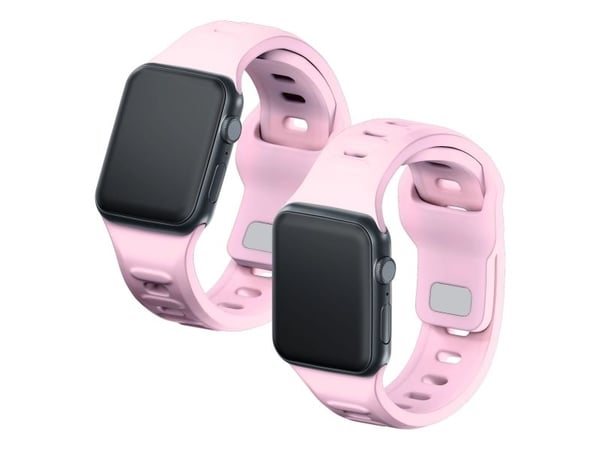 3MK 5903108565820, Urrem, Apple, Watch series 1/2/3/4/5/6/7/8/9/SE/Ultra, Silikone, Rustfritt stål, 42/44/45/49 mm, Kasse