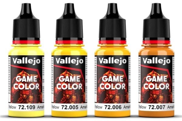 Vallejo 72.378 Game Color Yellow Color Set 4 x (18 ml)