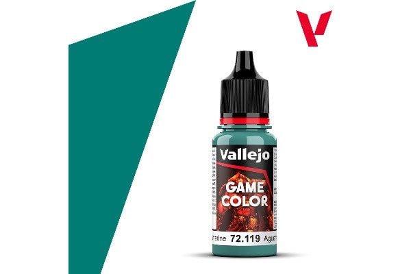 Vallejo 72.119, Akvamarin, Akrylfärg, Vätska, 18 ml, 1 styck