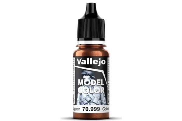 Vallejo 70.999, 17 ml, Kopper, Matte, Flaske