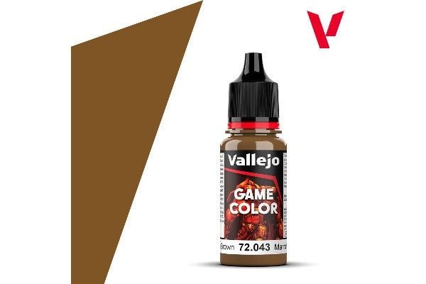 Vallejo 72.043, 17 ml, Ruskea, Matta, Pullo
