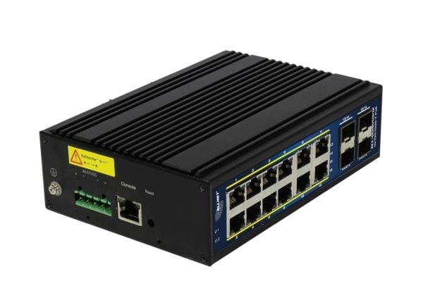 ALLNET ALL-SGI8016PM, Håndtert, L2+/L3, Gigabit Ethernet (10/100/1000), Full tosidig, Strøm over Ethernet (PoE), Kan monteres på vegg