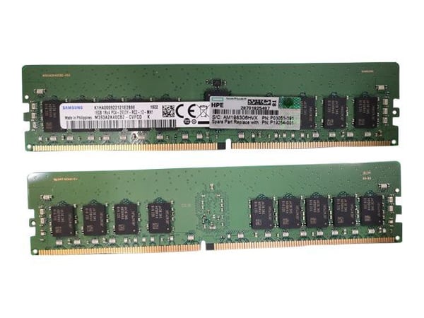 HPE - DDR4 - modul - 16 GB - DIMM 288-pin - 2933 MHz / PC4-23400 - CL21 - registrerad - ECC - för ProLiant DL325 Gen10, DL345 Gen10, DL360 Gen10, D...
