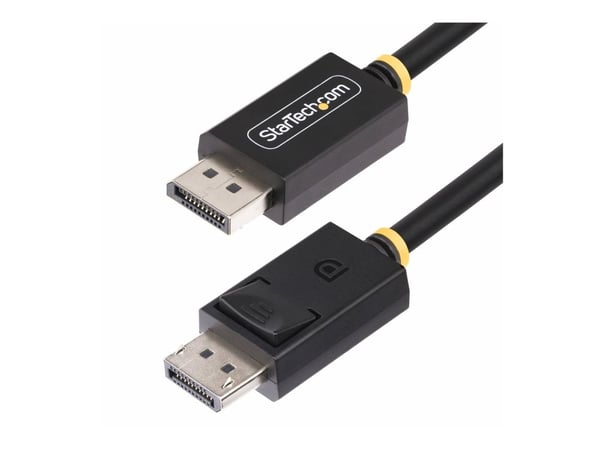 StarTech 1m DisplayPort 2.1 Cable, VESA-Certified, DP40 DP 2.1 Cable - DisplayPort-kabel - DisplayPort (hann) låst til DisplayPort (hann) låst - Di...