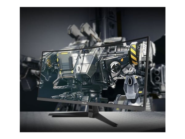ASUS TUF Gaming VG34VQ3B - LED-skjerm - gaming - kurvet - 34" - 3440 x 1440 WQHD @ 180 Hz - VA - 400 cd/m² - 4000:1 - DisplayHDR 400 - 1 ms - 2xHDM...