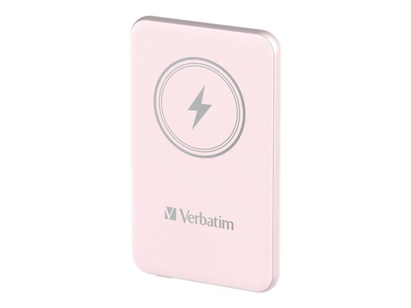 Verbatim Charge 'n' Go - Trådløs nødlader - magnetmontering - Li-pol - 5000 mAh - 20 watt - 2.4 A - Apple Fast Charge, PD 3.0, QC 3.0, Apple 2.4A, ...