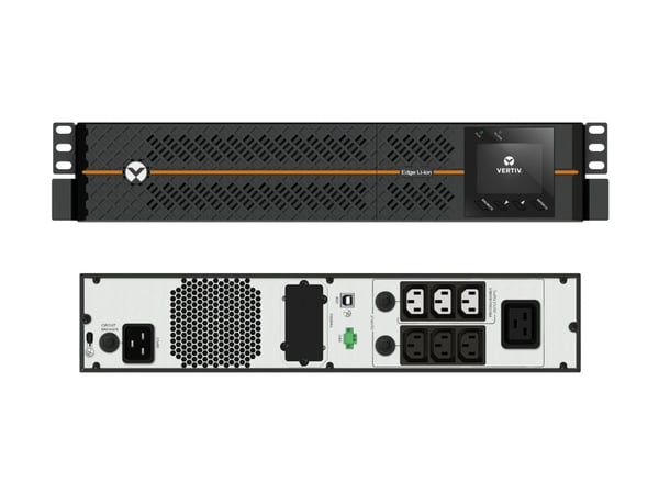 Vertiv EDGE - UPS (stativ-monterbar / ekstern) - AC 230 V - 2700 Watt - 3000 VA - USB - output-stikforbindelser: 7 - 2U - 2U