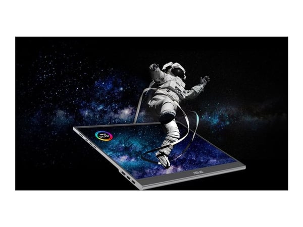 ASUS ZenScreen OLED MQ16AHE - OLED-skjerm - 16" - portabel - 1920 x 1080 Full HD (1080p) @ 60 Hz - 400 cd/m² - 1000000:1 - HDR10 - 1 ms - Mini HDMI...