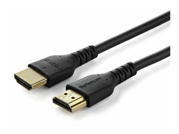 Startech 1.5m (4.9ft) Premium High Speed HDMI Cable with Ethernet, 4K - Premium High Speed - HDMI-kabel med Ethernet - HDMI hann til HDMI hann - 1....