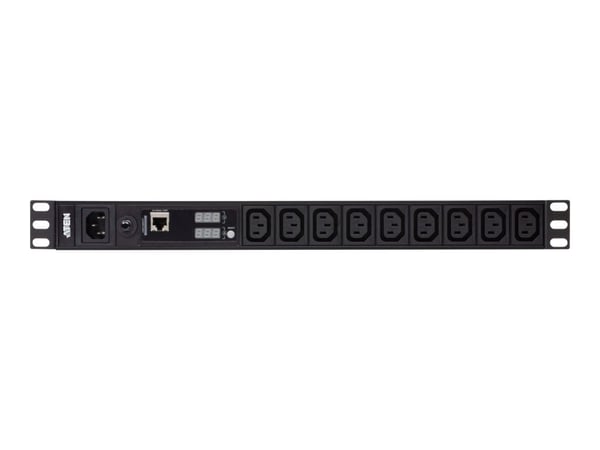 ATEN Basic Metered Series PE1109G - Strømfordelerenhet (kan monteres i rack) - AC 100-240 V - 2400 VA - inngang: IEC 60320 C14 - utgangskontakter: ...