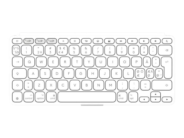 Logitech Keys-To-Go 2 for iPad - Tastatur - bærbar - trådløs - Bluetooth LE - blekgrå