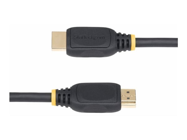 Startech 18in HDMI 2.0 Extension Cable, 4K 60Hz, M/F - High Speed - HDMI-forlengelseskabel - HDMI hann til HDMI hunn - 50 cm - skjermet - svart - p...