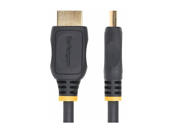 Startech 18in HDMI 2.0 Extension Cable, 4K 60Hz, M/F - High Speed - HDMI-forlengelseskabel - HDMI hann til HDMI hunn - 50 cm - skjermet - svart - p...