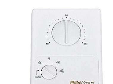 Fläkt betjeningspanel Cassette - Til styring af hastighed og rumtemperatur for fancoils Fläkt betjeningspanel Cassette - Til styring af hastighed og rumtemperatur for fancoils