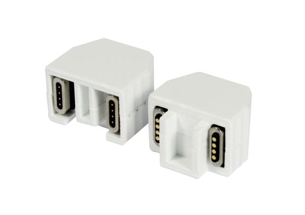ALLNET ALL-RJ45-MAGNET, RJ-45, RJ-45, Hvit, 90 W, -20 - 85 °C, 10 - 90%