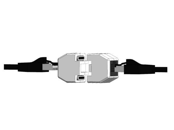 ALLNET ALL-RJ45-MAGNET, RJ-45, RJ-45, Hvit, 90 W, -20 - 85 °C, 10 - 90%