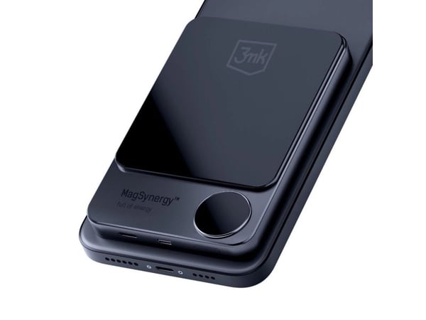 3MK MagSynergy, 5000 mAh, Lithium Polymer (LiPo), Trådløs lading, 3,85 V, 18 W, Sort