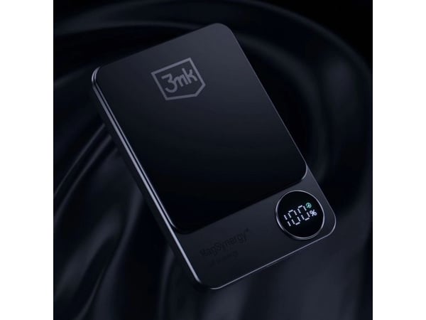 3MK MagSynergy, 5000 mAh, Lithium Polymer (LiPo), Trådløs lading, 3,85 V, 18 W, Sort