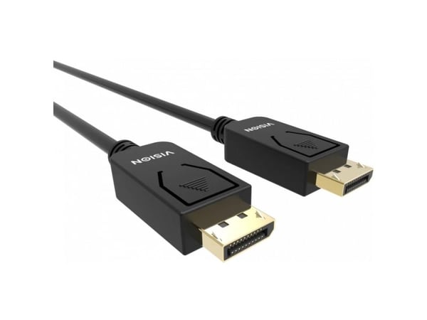 Vision - DisplayPort-kabel - DisplayPort (hann) til DisplayPort (hann) - DisplayPort 1.4 - 2 m - 8K 60Hz støtte - svart