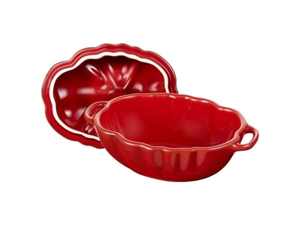 Staub Ceramique, Stekeform, Oval, Keramisk, Keramisk, Rød, Emalje