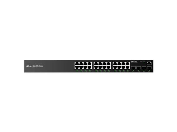 Grandstream GWN7803 - Switch - L2+ - Styrt - 4 x Gigabit SFP + 24 x 1 Gigabit Ethernet