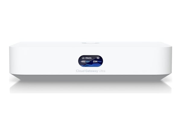 Ubiquiti Ultra - Gateway - 1GbE, 2.5GbE - skystyring - skrivebord Ubiquiti Ultra - Gateway - 1GbE, 2.5GbE - skystyring - skrivebord
