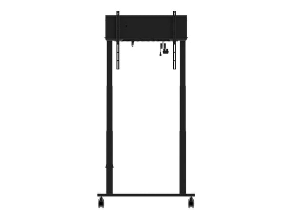 Iiyama MD-CAR2031-B1 - Vogn - dobbelt søyle motorisert - for flatpanel - med kollisjonsbeskyttelse - svart - skjermstørrelse: 55"-105" - monterings...