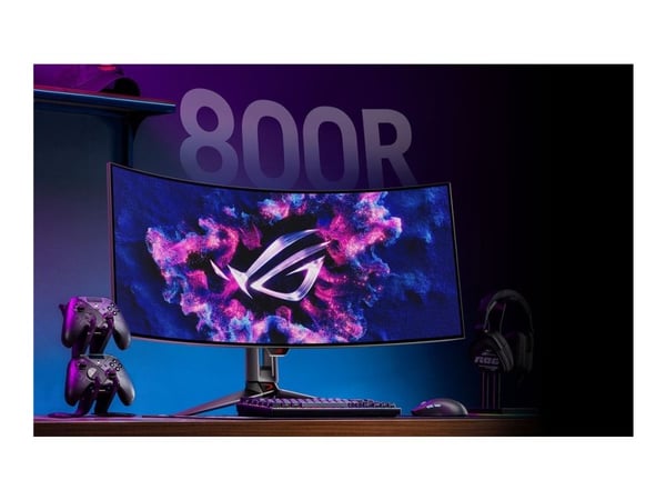 ASUS ROG Swift OLED PG39WCDM - OLED-skjerm - gaming - kurvet - 39" - 3440 x 1440 UWQHD @ 240 Hz - 450 cd/m² - 1500000:1 - DisplayHDR 400 True Black...