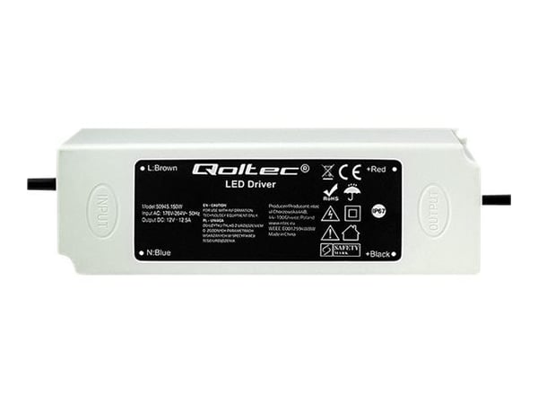 Qoltec LED-driver strømforsyning IP67 150W 12,5A (50945)