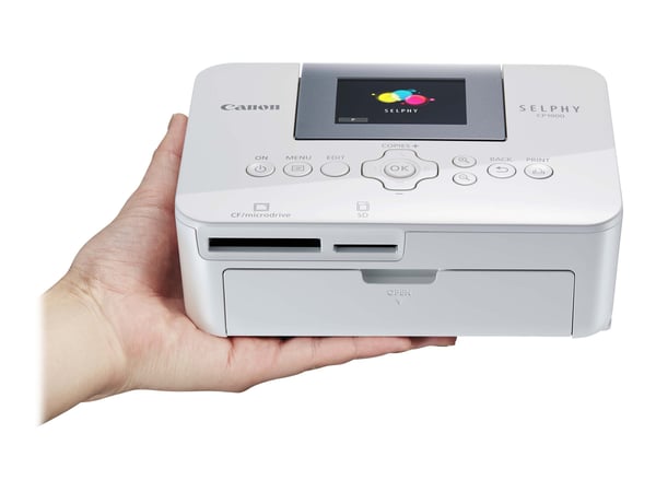 Canon SELPHY CP1000 - Skirver - farge - fargesublimering - 100 x 148 mm inntil 0.45 min/side (farge) - USB, USB-vert - hvit