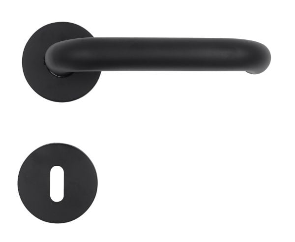 Home>it® dørgreb med U-greb 19 mm. mattsort
