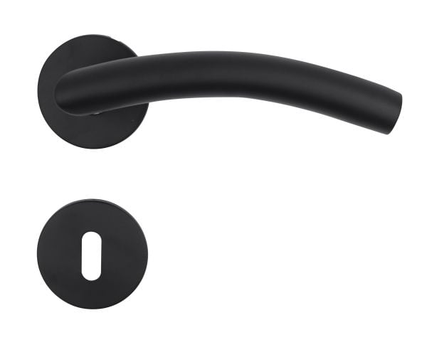 Home>it® dørgreb med B-greb 19 mm. mattsort