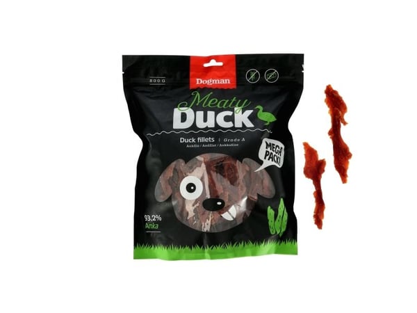 Dogman Meaty Duck Fillets Hundgodis 800g