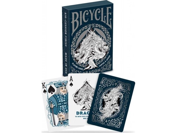 Dragon White Premium BICYCLE-kort