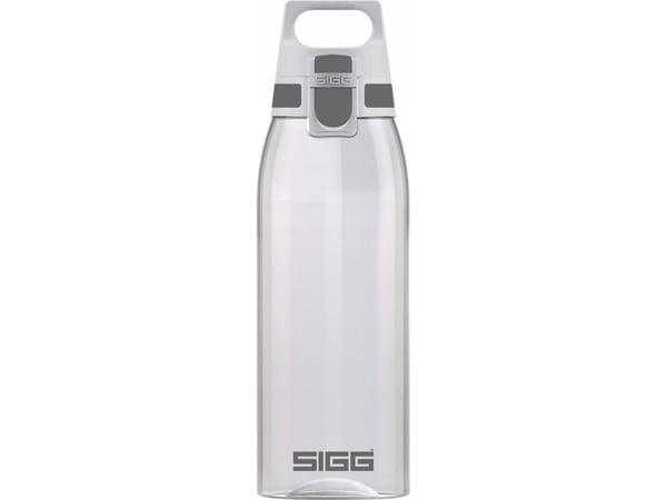 SIGG Total Color Transparent, 1000 ml, Daglig användning, Fysisk träning, Idrott, Transparent, Tritan, Vuxen, Monokromatiskt