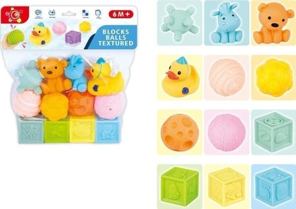 Trifox Sensory pehmeät palikat 12kpl