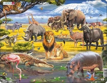Larsen Maxi Savana 43 pcs Puzzle