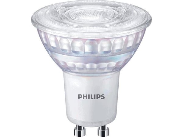Philips LED-pære GU10 6,2W 650 lm - 230V 3000K (varmhvit) 120° - MASTER LED spot VLE D 6,5W-80 GU10 930 120D