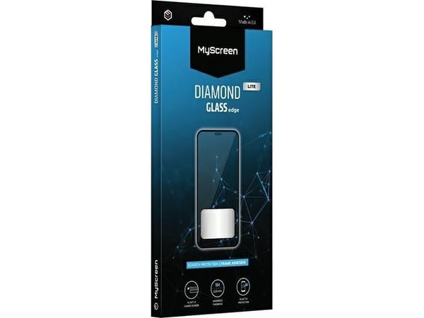 MyScreen Diamond Glass Edge Full Glue Lite skyddsglas för Samsung Galaxy A05/A05S svart