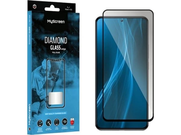 OPPO A79 5G MyScreen Diamond Glass Edge (full lim) beskyttelsesglass - svart