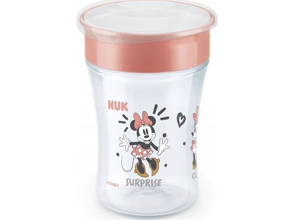 NUK Disney Mickey Mouse Magic Cup 230ml - Enkeltbilde - 0,23 l - Rød - Polypropylen - Cup - Forfriskende drinker
