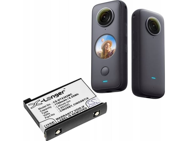Cameron Sino batteri (Cinosbt) til Insta360 One X2 / Cs-ntx362mc