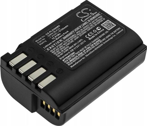Cameron Sino batteri DMW-BLK22 GK - til Panasonic Lumix DC S5/S5K, GH5/G9/GH5S/CS-PLS500MX