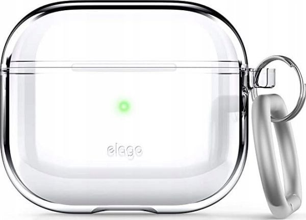 elago - Eske for ladeboks for tådløse ørepropper - harpiks - gjennomsiktig - for Apple AirPods (3. generasjon)